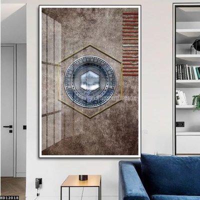 Tải file gốc File tranh hiện đại pha lê gương HD12018 (bản PSD) còn layer