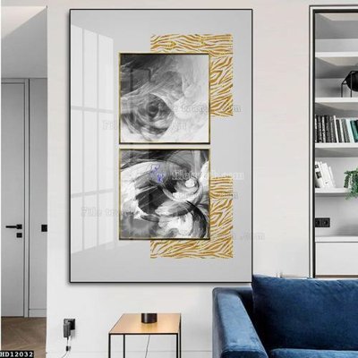 File ảnh File tranh hiện đại pha lê gương HD12032 (gốc) in Hiflex