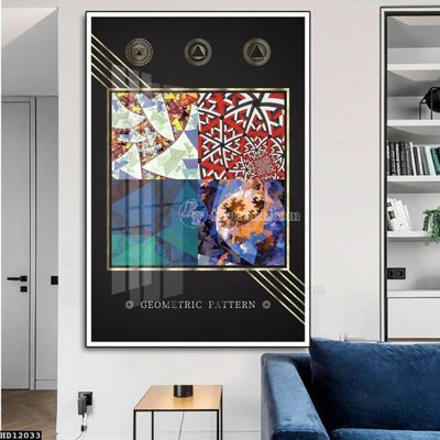 File PSD File tranh hiện đại pha lê gương HD12033 (chất lượng in ấn)