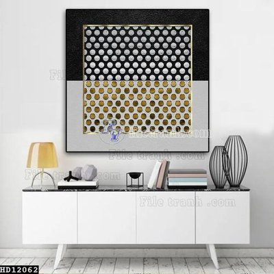 File ảnh File tranh hiện đại pha lê gương HD12062 (gốc) in decal dán tường