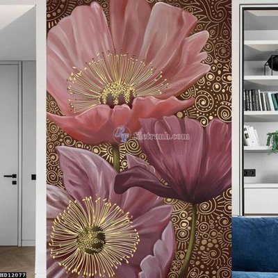 File PSD File tranh hiện đại pha lê gương HD12077 (gốc) tách lớp chi tiết