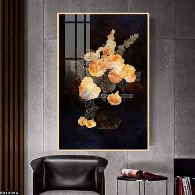 File tranh PSD File tranh hiện đại pha lê gương HD12094 chất lượng cao