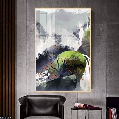 Download file tranh PSD File tranh hiện đại pha lê gương HD12129 để chỉnh sửa