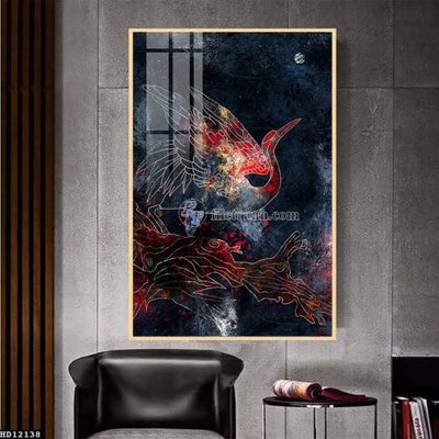 Tải file File tranh hiện đại pha lê gương HD12138 (gốc) làm file quảng cáo