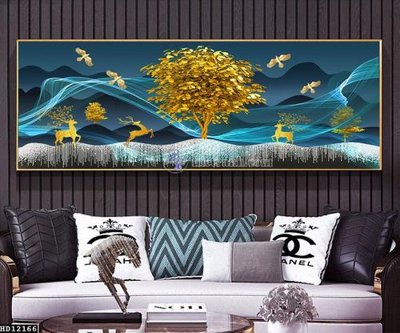 File ảnh gốc File tranh hiện đại pha lê gương HD12166 (chuyên in mica)