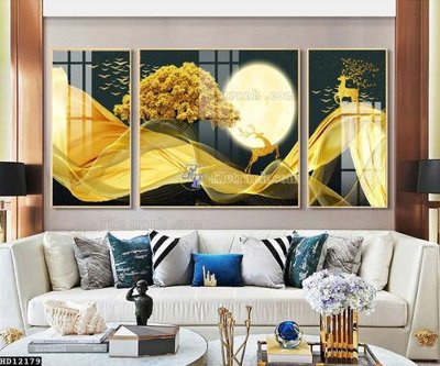 File ảnh File tranh hiện đại pha lê gương HD12179 (gốc) in poster