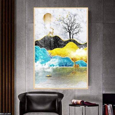 Tải file gốc File tranh hiện đại pha lê gương HD12190 (bản PSD) đầy đủ layer