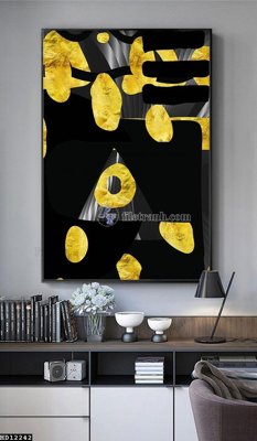 File tranh File tranh hiện đại pha lê gương HD12242 (bản gốc) in canvas