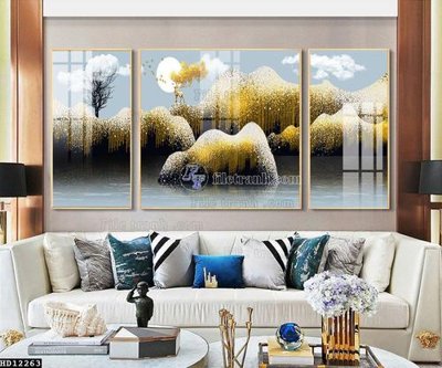 File gốc File tranh hiện đại pha lê gương HD12263 (PNG) trong suốt (transparent)