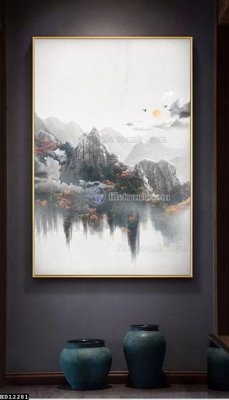 File tranh File tranh hiện đại pha lê gương HD12281 (bản gốc) trang trí văn phòng