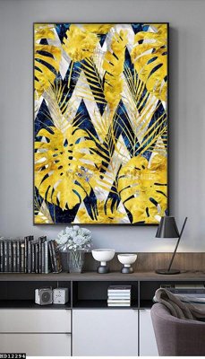 File gốc File tranh hiện đại pha lê gương HD12294 (in mica) trang trí