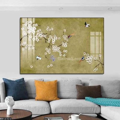 File ảnh File tranh hiện đại pha lê gương HD12321 (gốc) in biển hiệu