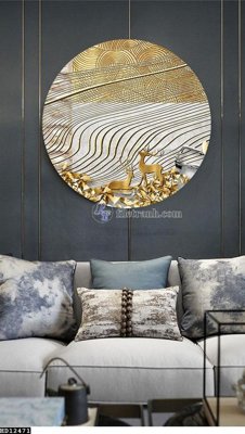 File PSD File tranh hiện đại pha lê gương HD12471 (bản gốc) dễ dàng edit