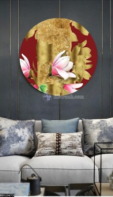 File in mica File tranh hiện đại pha lê gương HD12473 (bản gốc) siêu trong