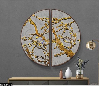 File tranh quảng cáo File tranh hiện đại pha lê gương HD12476 (download file gốc)