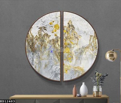 File gốc File tranh hiện đại pha lê gương HD12483 (phong cách) châu Âu