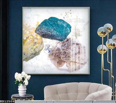 File tranh File tranh hiện đại pha lê gương HD12509 (ảnh gốc) in trần nhà