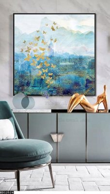 Download file File tranh hiện đại pha lê gương HD12524 (gốc) in mica cao cấp