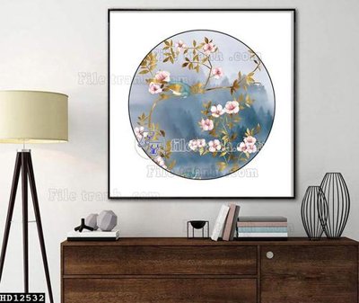 Mua file gốc File tranh hiện đại pha lê gương HD12532 (PSD) tại Filetranh.com