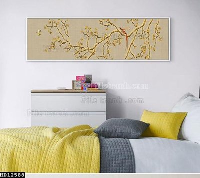 File in mica File tranh hiện đại pha lê gương HD12588 (bản gốc) siêu trong