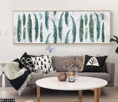 File in ấn File tranh hiện đại pha lê gương HD12618 (bản gốc) sắc nét