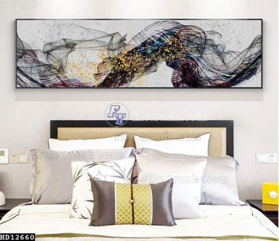 File tranh File tranh hiện đại pha lê gương HD12660 (bản gốc) treo phòng ăn