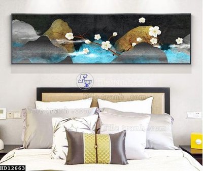 File in lụa File tranh hiện đại pha lê gương HD12663 (tân cổ điển) File tranh hiện đại pha lê gương HD12663