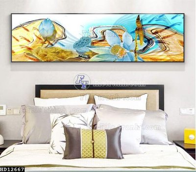 Hình ảnh file gốc File tranh hiện đại pha lê gương HD12667 cho in UV