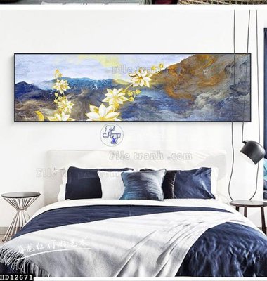 File tranh trang trí File tranh hiện đại pha lê gương HD12671 (file gốc)