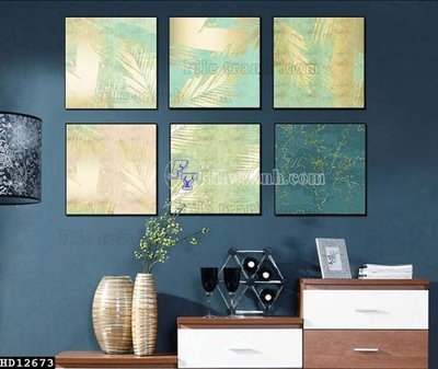 File in ấn File tranh hiện đại pha lê gương HD12673 (bản gốc) sắc nét