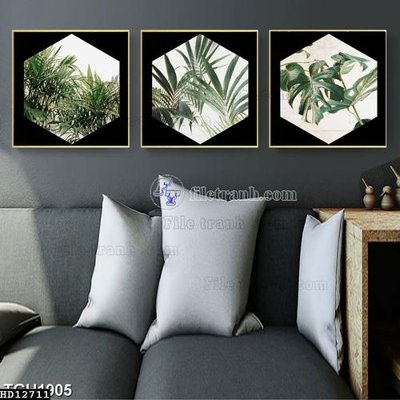 File gốc File tranh hiện đại pha lê gương HD12711 (trang trí) phòng làm việc