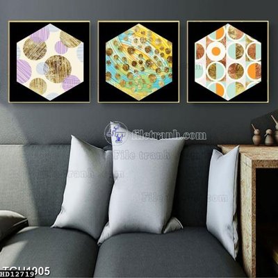 Tải file File tranh hiện đại pha lê gương HD12719 (gốc) làm file thiết kế