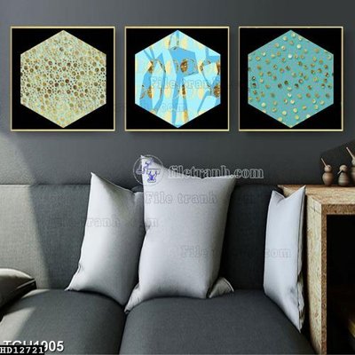 File tranh File tranh hiện đại pha lê gương HD12721 (gốc) phong cách tối giản