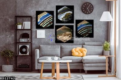 Ảnh gốc File tranh hiện đại pha lê gương HD12742 (độ nét cao) in mica