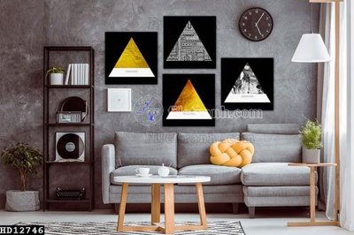 Ảnh gốc File tranh hiện đại pha lê gương HD12746 (độ nét cao) in mica