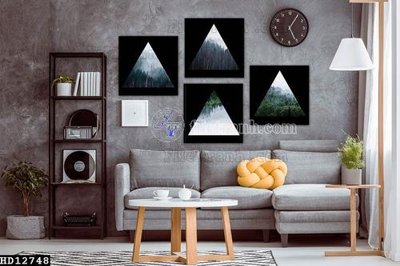 File ảnh gốc File tranh hiện đại pha lê gương HD12748 (chuyên in mica)