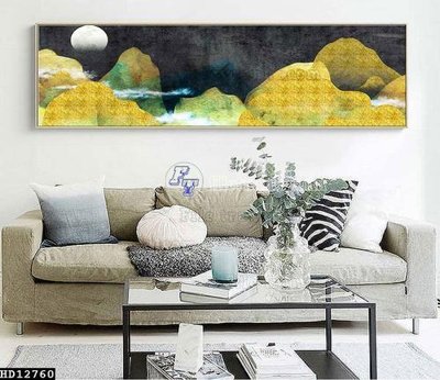 Tải file File tranh hiện đại pha lê gương HD12760 (gốc) chủ đề phong thủy