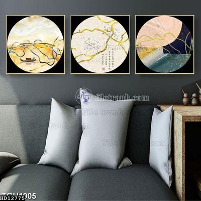 File gốc File tranh hiện đại pha lê gương HD12775 (in ấn) màu sắc trung thực