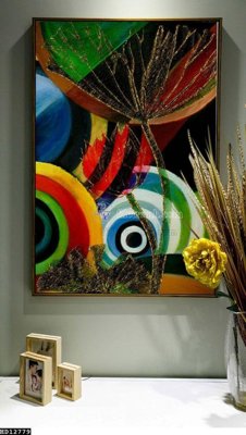 File gốc in ấn File tranh hiện đại pha lê gương HD12779 chuẩn màu CMYK