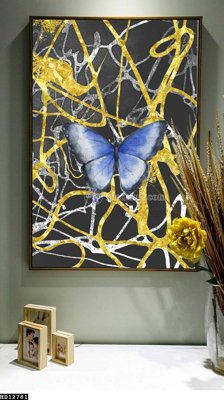 File tranh File tranh hiện đại pha lê gương HD12781 (bản gốc) treo quán cafe