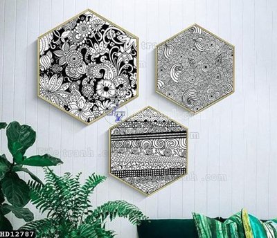 File gốc in ấn File tranh hiện đại pha lê gương HD12787 chuẩn màu CMYK