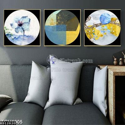 File ảnh File tranh hiện đại pha lê gương HD12820 (gốc) in standee