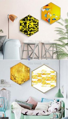 File tranh File tranh hiện đại pha lê gương HD12822 (bản gốc) in canvas