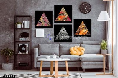 File gốc File tranh hiện đại pha lê gương HD12856 (trang trí) phòng ngủ