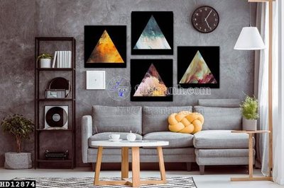 File gốc File tranh hiện đại pha lê gương HD12874 (in tráng gương) hiện đại