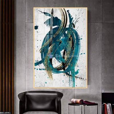 File in trần File tranh hiện đại pha lê gương HD12891 (bản gốc) trời sao