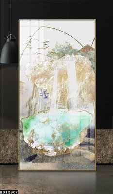 Download file gốc File tranh hiện đại pha lê gương HD12907 (in lụa) cao cấp