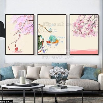 File gốc File tranh hiện đại pha lê gương HD12912 (in 3D) nghệ thuật