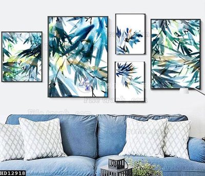 File tranh File tranh hiện đại pha lê gương HD12918 (gốc) phong cách tối giản