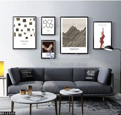 File ảnh gốc File tranh hiện đại pha lê gương HD12925 không vỡ nét